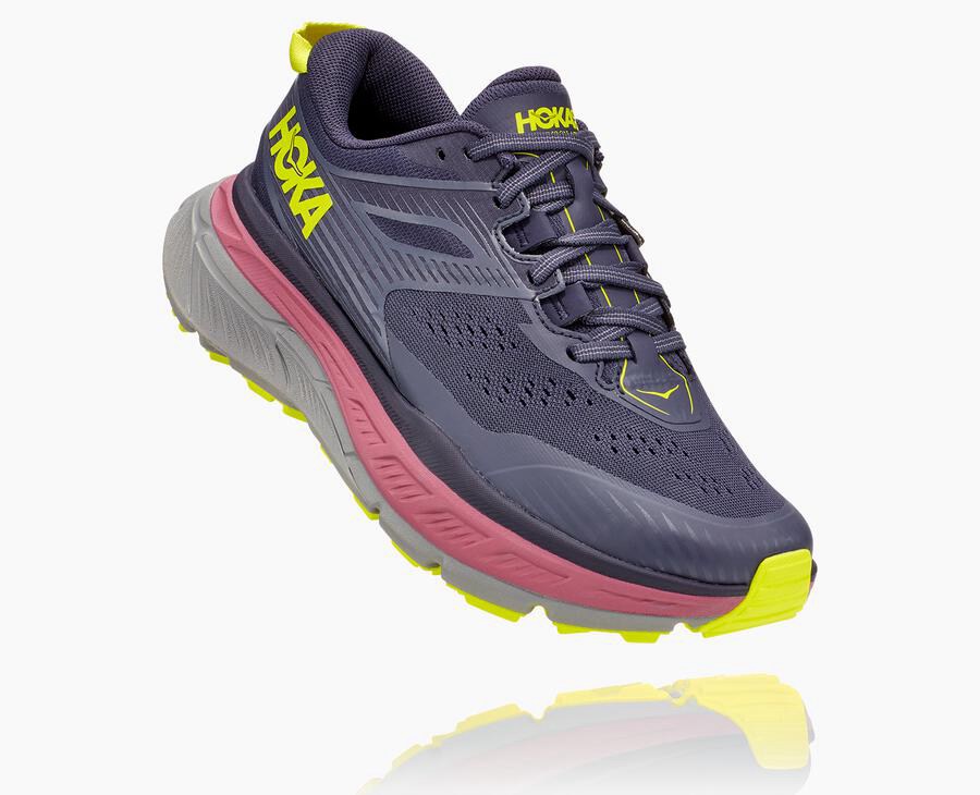 Hoka One One Trail Schoenen Dames - Stinson Atr 6 - Donkerblauw - NA0492876